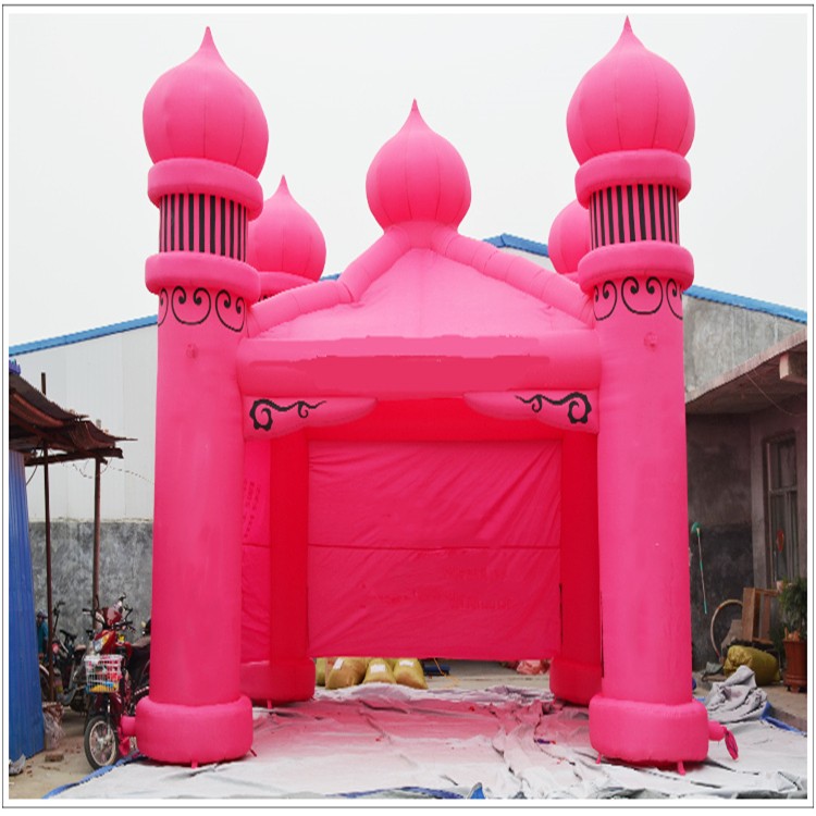 金塔粉色帐篷